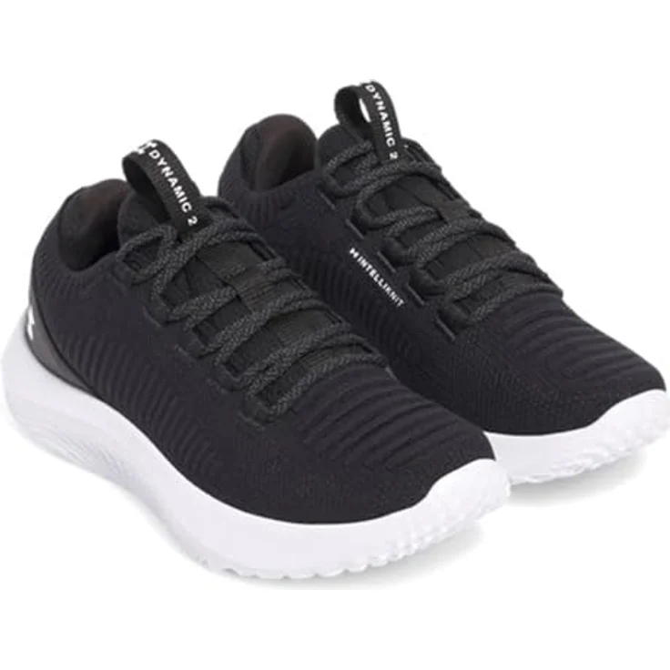 Under Armour UA Dynamic 2, Damen Laufschuhe mit reaktionsfreudiger Dämpfung und stabiler Basis, Schwarz – Bild 2