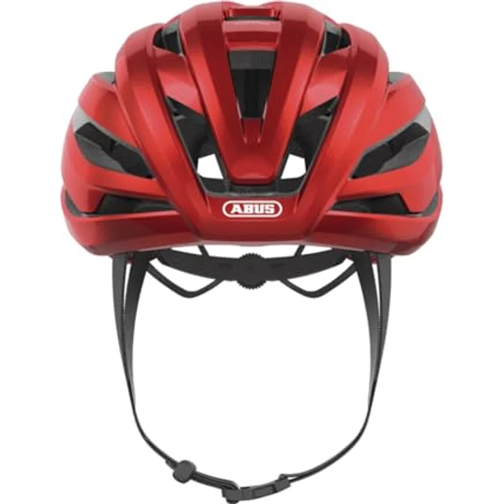 ABUS StormChaser ACE, leichter Rennradhelm für Radrennen und Gravelbike-Touren, rot, Größe M (54-58 cm) – Bild 2