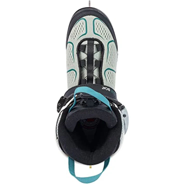 K2 Skates Damen Schlittschuhe ALEXIS ICE BOA FB, gray - blue, Softboot-Technologie, Boa Fit System, rostfreie Kufen – Bild 3