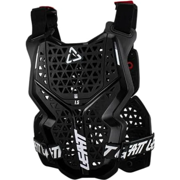 Leatt Chest Protector 1.5 Blk, Ski- und Snowboard-Schutzausrüstung mit Hartschale und 3D-Design für ideale Passform, schwarz – Bild 4