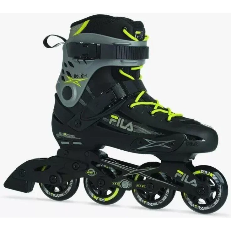 FILA HOUDINI Rollschuhe, ergonomisches Design, optimaler Komfort, grau/grün/schwarz, Größe 42,5 – Bild 1