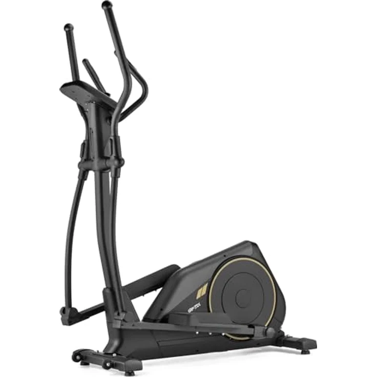 Gymtek XC4500 Magnetischer Crosstrainer für Zuhause, Elliptical Trainer mit 16-stufig Einstellbarem Widerstand, Klappbar, Rot – Bild 4