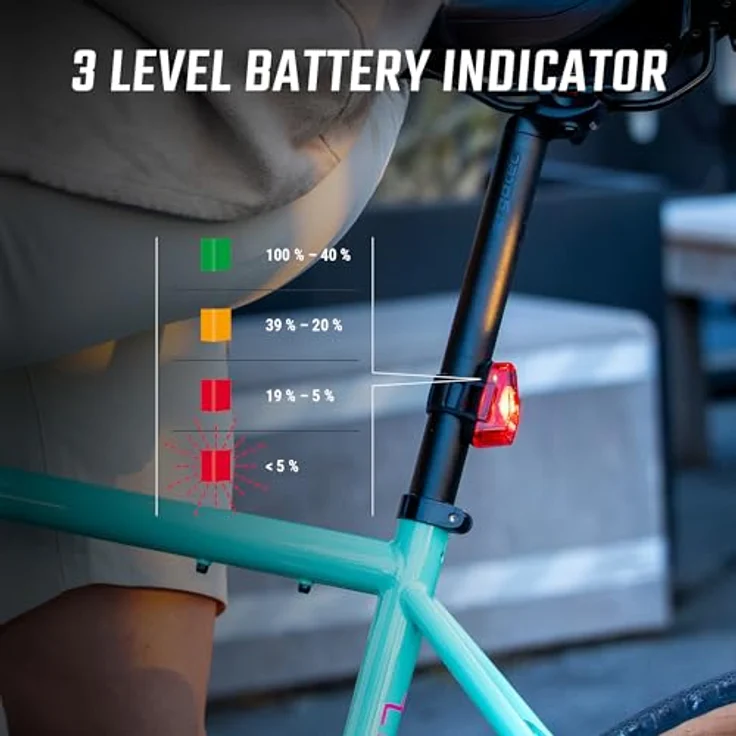 SIGMA SPORT Beleuchtung Sigma Hiro 10, Fahrradbeleuchtung mit hoher Sicherheit und Sichtbarkeit – Bild 6