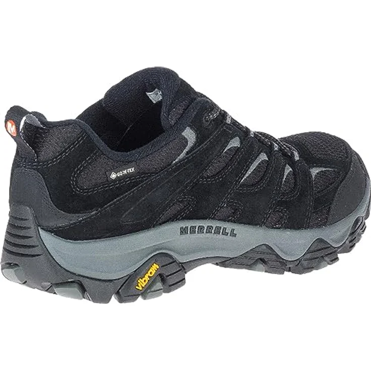 Merrell Moab 3 GTX, wasserdichter und atmungsaktiver Herren Wanderschuh aus recycelten Materialien, schwarz – Bild 5