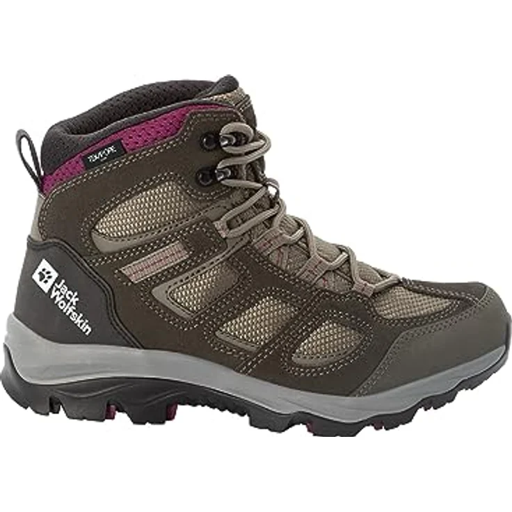 Jack Wolfskin VOJO 3 TEXAPORE MID W, Wasserdichter Damen-Wanderschuh mit atmungsaktivem TEXAPORE CORE-Futter und griffiger Gummisohle – Bild 1