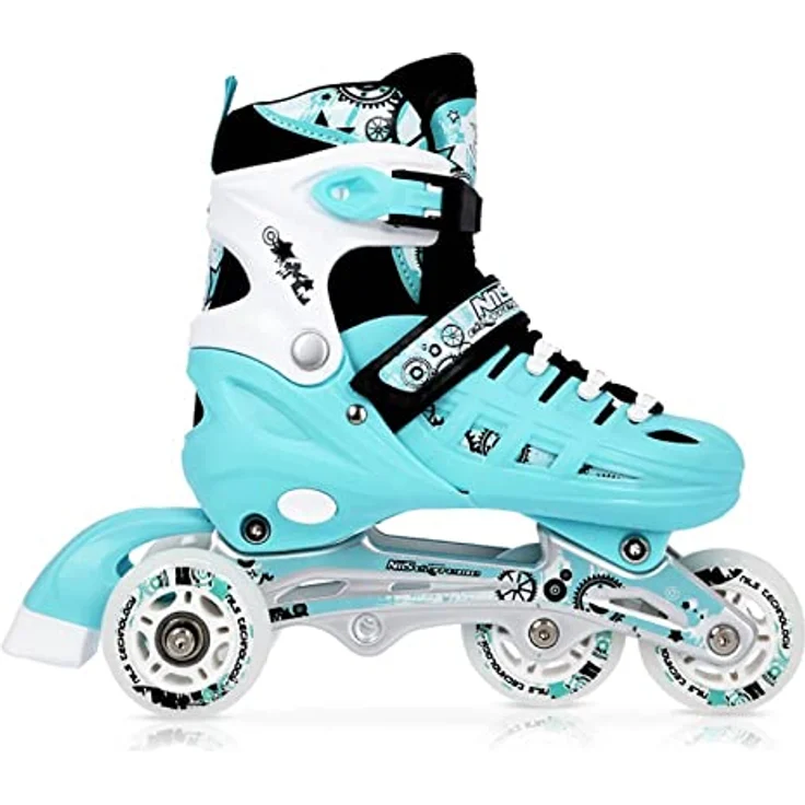 Nils Extreme NH10905, Verstellbare 4in1 Inliner, Rollschuhe, Schlittschuhe für Mädchen, Damen und Kinder, Größen 35-38 – Bild 5