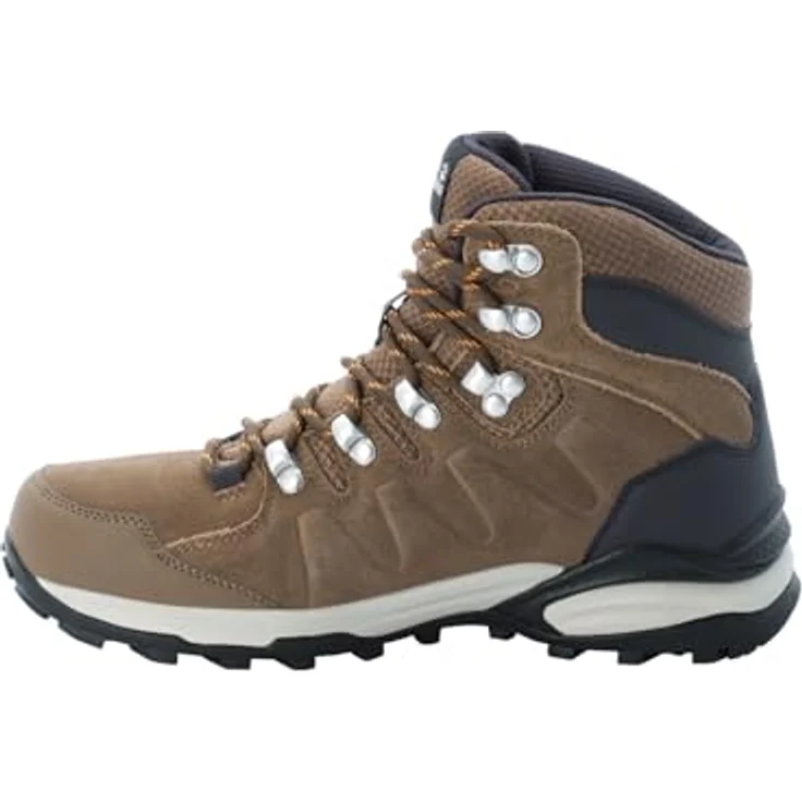 Jack Wolfskin Refugio Texapore Mid W, Damen Wanderschuhe, wasserdicht, Braun, Größe 37.5 – Bild 1