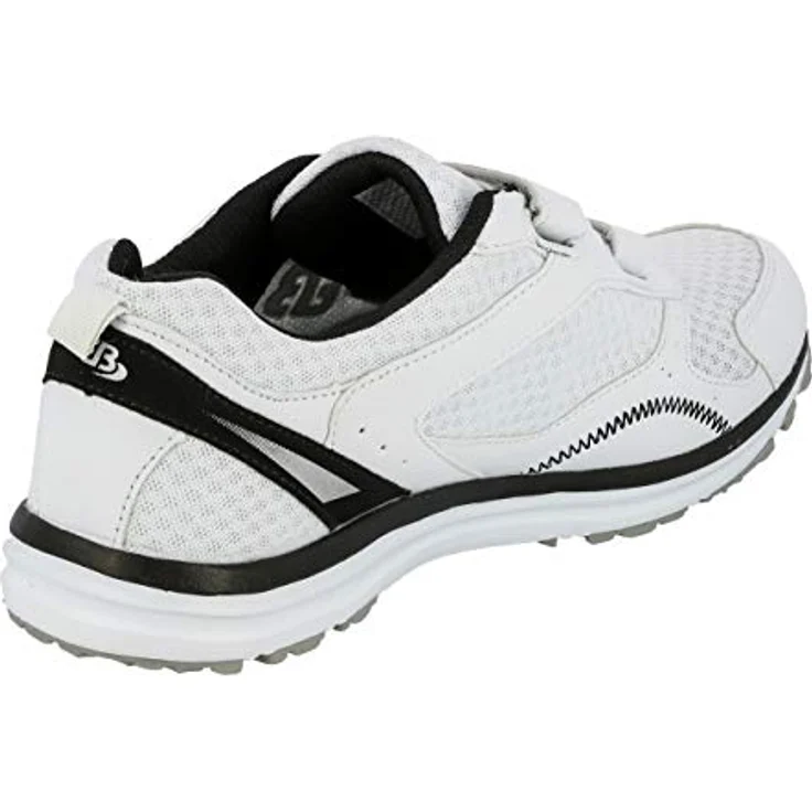 Brütting Herren Laufschuhe Performance V, Klettverschluss, robustes Obermaterial aus Nylon, weiss – Bild 5