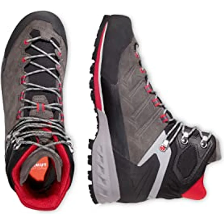Mammut Kento Tour High GTX, wasserdichter Trekking-Wanderschuh aus Spaltleder mit hervorragendem Grip, titaniumgrau – Bild 2