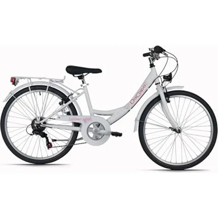 DACAPO Kinderfahrrad Balloon 24'', 6 Gänge, RH 36 cm, für Körpergröße 130-150 cm, grün