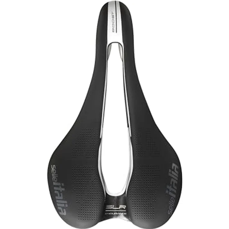 Selle Italia SLR Boost Endurance SuperFlow, Rennradsattel in schwarz, Größe L3, leicht und komfortabel für lange Strecken – Bild 2