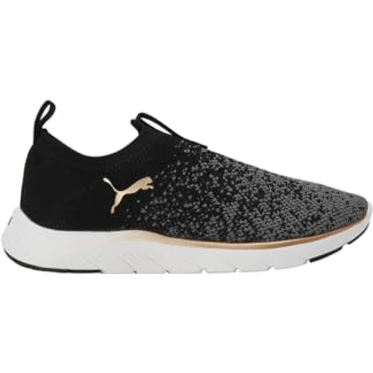 PUMA Softride Remi Slip-on Knit Wn's Laufschuhe mit SOFTRIDE-Dämpfung, Schwarz, Übergrößen 309834-01 – Bild 4