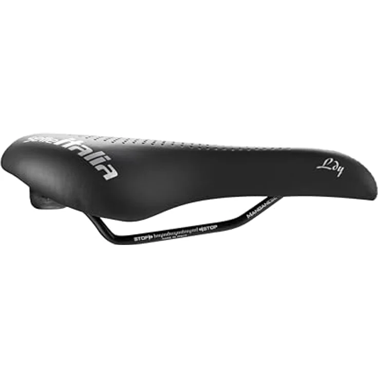 Selle Italia LADY Gel Flow Sattel schwarz, ergonomischer Fahrradsattel für maximalen Komfort und Halt – Bild 3