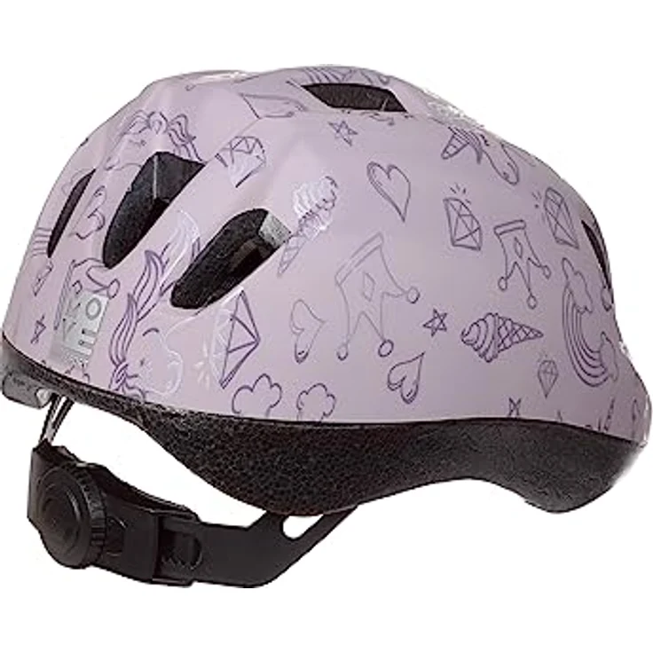 Polisport Unisex-Youth Kids Helmet-Fantasy, verstellbarer Fahrradhelm für Kinder, XS (46-53 cm), Weiß, mit Anti-Moskitonetz und 10 Lufteinlässen – Bild 3