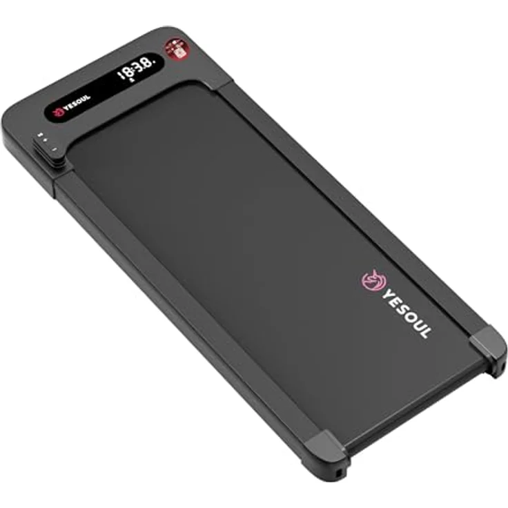 YESOUL W2 Walking Pad, leises Laufband mit 6-Zonen-Dämpfung, App-kompatibel, bis 135 kg, LED-Display, 0,5–6,1 km/h – Bild 2