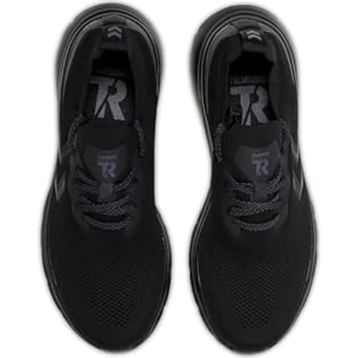 Hummel REACH TR FIT, Laufschuhe mit atmungsaktivem Strickobermaterial und stoßdämpfendem Schaumstoff, schwarz/schwarz, Größe 39 – Bild 7