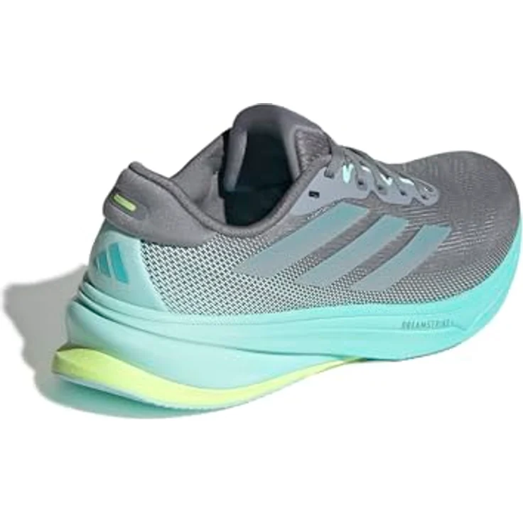 Adidas JQ7691 Laufschuh, Neutral mit atmungsaktivem Mesh, Dämpfung und rutschfester Laufsohle, GREY/MAGRMT/FLAAQU, Größe 39 1/3 – Bild 6