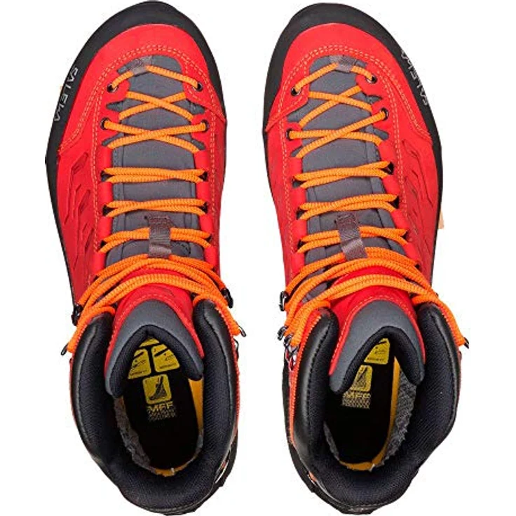 Salewa Rapace GTX, wasserdichter Herren Wanderschuh aus Nubukleder mit GORE-TEX® Futter, rot – Bild 4