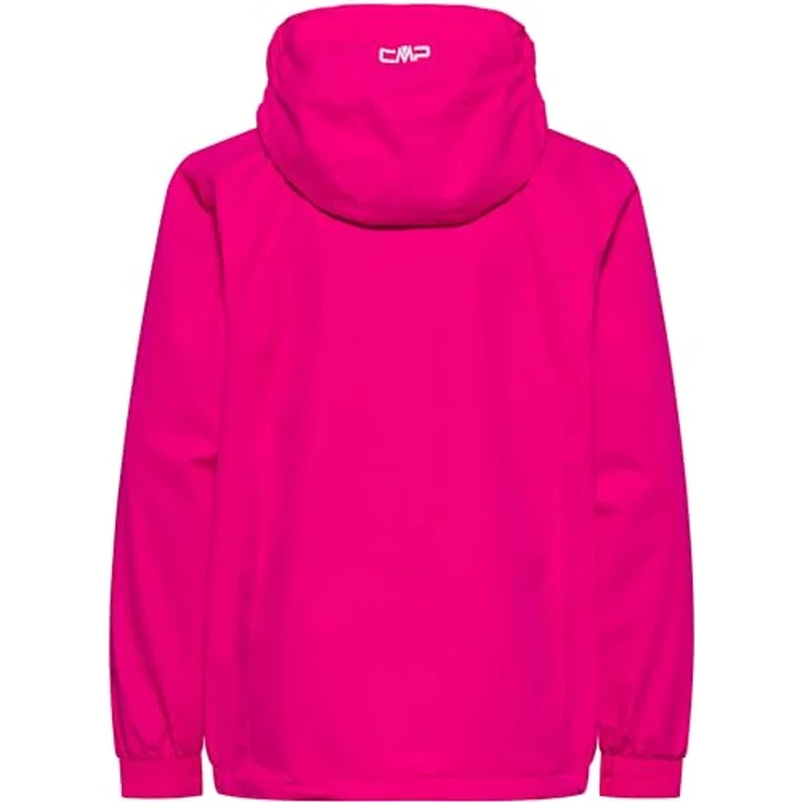 CMP KID G Jacket FIX Hood, wasserdichte Skijacke mit Kapuze und versiegelten Nähten, fuxia, Größe 164 – Bild 2