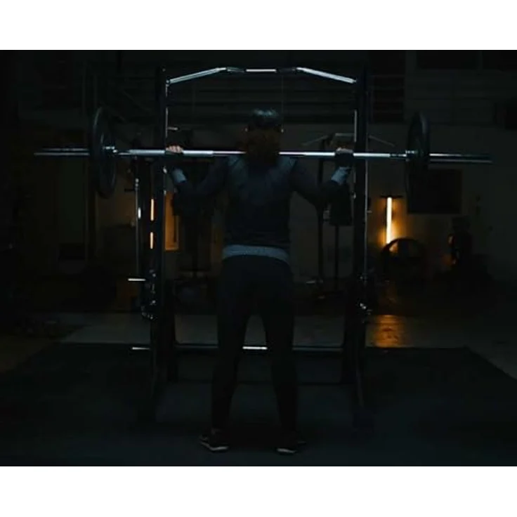 Inspire Squat Rack mit Klimmzugstange und verstellbaren Sicherungen - Schwarzes Kraftsportgerät mit 270 kg Maximallast – Bild 6