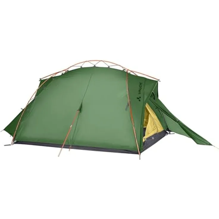 VAUDE Mark UL 3P, sehr leichtes Zelt für Bergsteiger und Trekker mit 2 Eingängen, windstabil und klimaneutral