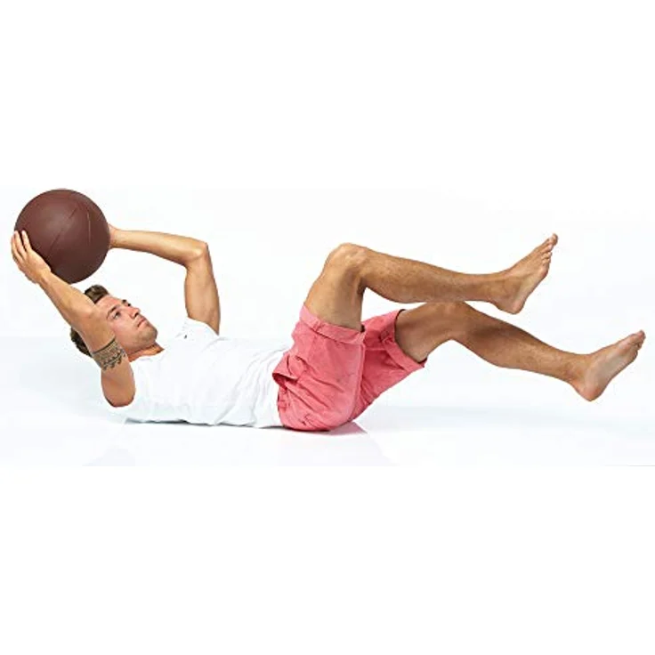 TOGU Medizinball Fitnessball Gewichtsball Rehaball aus Ruton 34 cm, 4 kg, GRÜN – Bild 4