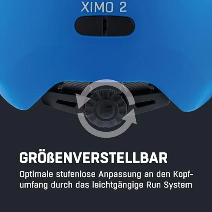 ALPINA Ximo 2 L.E. Fahrradhelm für Kinder, blau matt, mit 360°-Fitsystem, integrierter Belüftung und optionalem LED-Licht – Bild 5