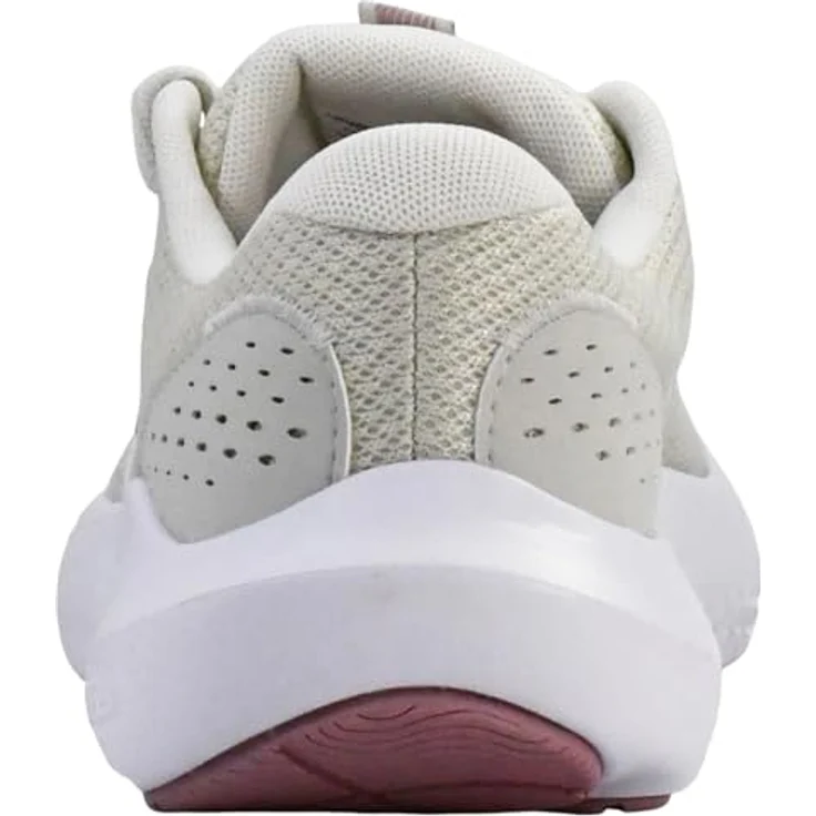 Under Armour Surge 4 Laufschuhe, gepolstert und atmungsaktiv, Summit White-Tourmaline Pink-Metallic, Größe EU 41 – Bild 3