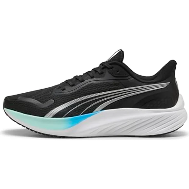 PUMA Pounce Lite, Laufschuhe mit ultraleichtem Schaumstoff und PROTREAD Laufsohle, schwarz, Größe:12 – Bild 3