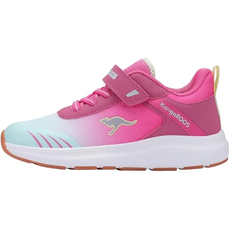 KangaROOS KB-Rida EV Sneaker, Unisex Kinder Schuhe mit elastischer Schnürung, Klettverschluss und integrierter Geheimfach, Schuhgröße 35 EU – Bild 6