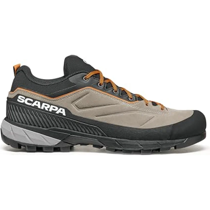 Scarpa Rapid XT, Zustiegsschuhe mit griffiger Sohle und Fersenabsatz, taupe - rust orange, EU 43 – Bild 3