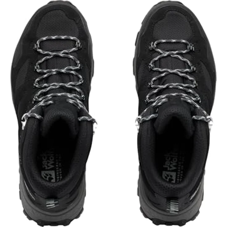 Jack Wolfskin Vojo Tour Texapore Mid M, Herren Wanderschuhe mit wasserdichtem Wetterschutz, grau – Bild 3