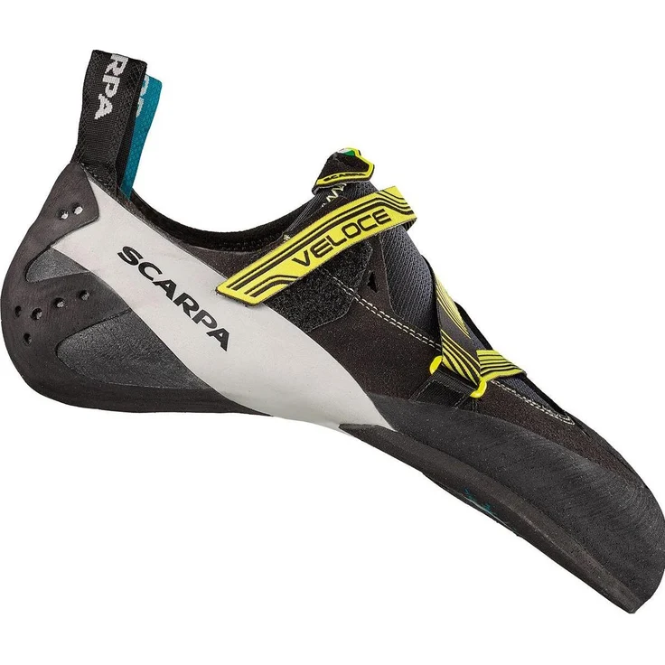 Scarpa Veloce Herren Kletterschuhe, ideal für Kletterer, Größe 39, Schwarz – Bild 1