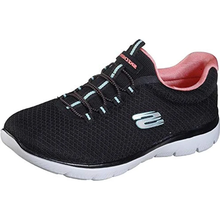 Skechers Sport Womens SUMMITS Sneakers, komfortable Laufschuhe für aktive Frauen, schwarz – Bild 1