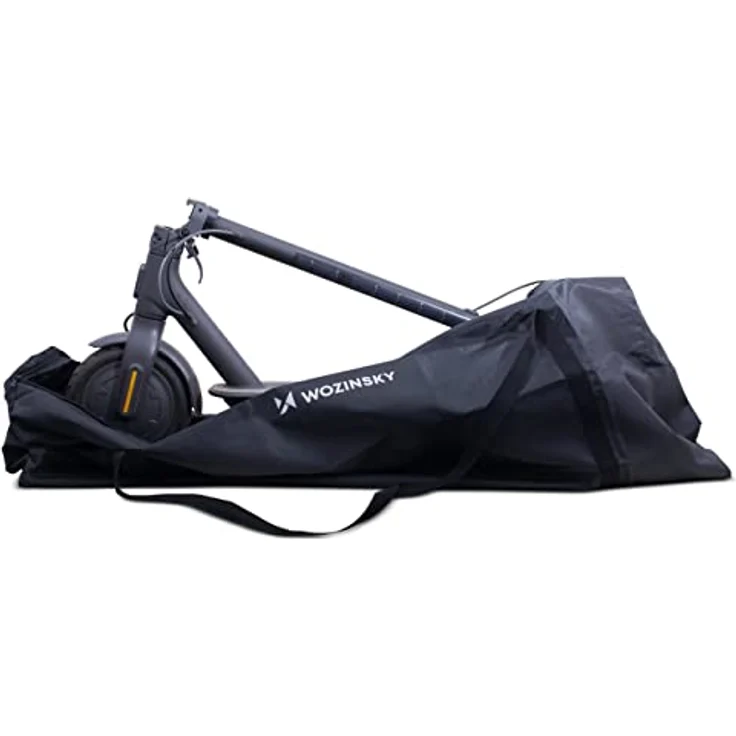 Wozinsky Waterproof Scooter Cover WSB5BK, schwarzes Scooter Bag mit langen Tragegurten, wasserdicht und schmutzresistent – Bild 2