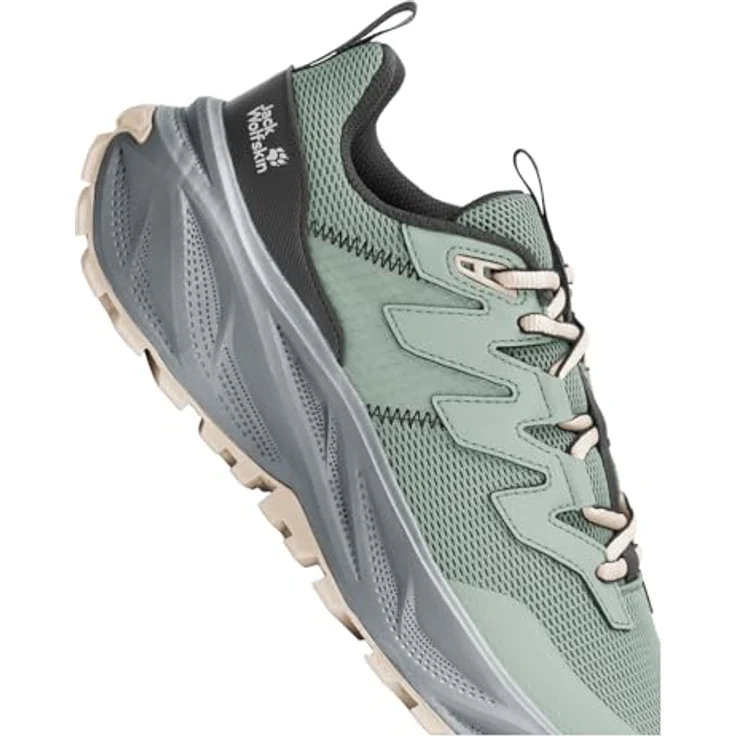 Jack Wolfskin PS TRAIL LOW W, Damen Wanderschuhe mit TEXARIDE-Technologie, Grün – Bild 5