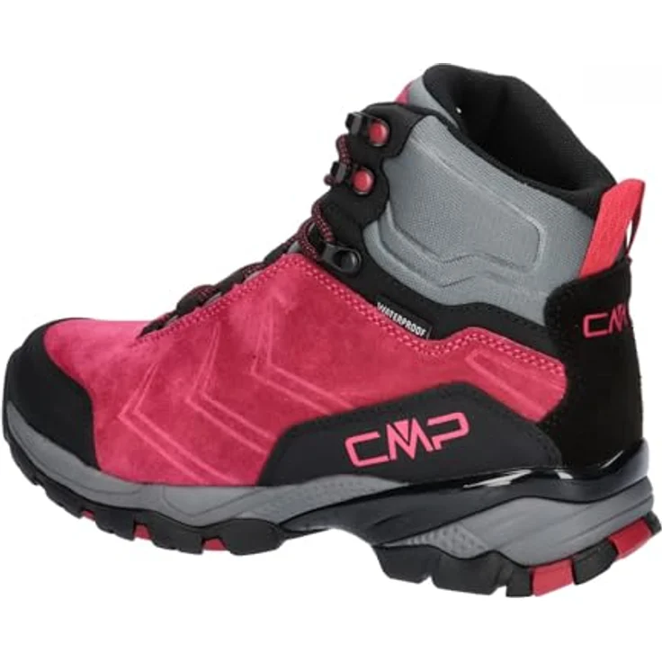 CMP MELNICK MID WMN TREKKING SHOES WP, wasserdichte Outdoorschuhe mit knöchelhohem Schaft und griffiger Gummi-Sohle – Bild 3