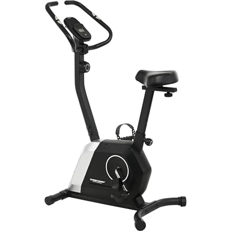 Christopeit Heimtrainer „Active“, leises Fitnessbike mit Magnetbremse, 14 Widerstandsstufen, LCD-Display, Pulsmessung, Tablet-Halterung – idealer Ergometer für das Heimtraining – Bild 2