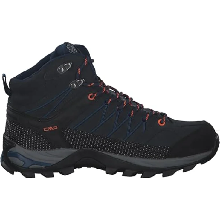 CMP Campagnolo Rigel MID WP, Herren Wanderschuhe, wasserdicht, atmungsaktiv, FullOn GRIP Sohle, Blau, Größe 44 – Bild 4