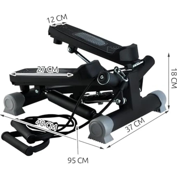 Drehstepper Computer Fitness Stepper Twister 22776 – Bild 2