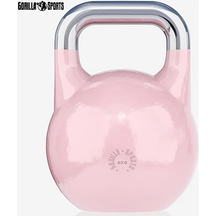 GORILLA SPORTS® Kettlebell Competition - Wettkampf Kugelhantel aus Massivstahlguss, 8 kg bis 40 kg, 9 Farben, bodenschonend – Bild 2