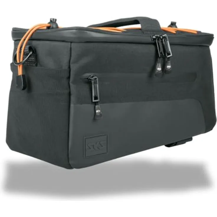 SKS Infinity Urban Trunkbag, Gepäckträgertasche (8 l), wasserabweisend, inkl. Regencover und Schultergurt