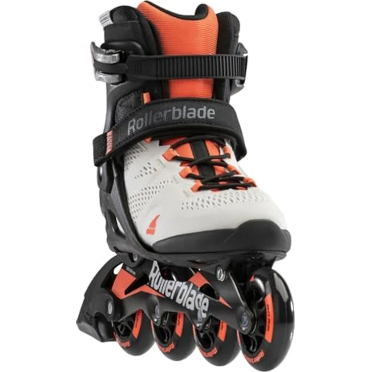 Rollerblade Macroblade 80 W, Damen Rollschuhe mit 80 mm Performance-Rollen, Ghiaccio/Corallo – Bild 2