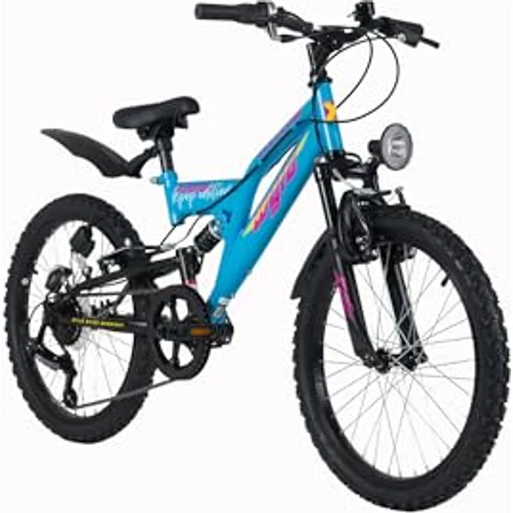 WYLD Kinder-Mountainbike Fully ATB 20" Zodiac, 6 Gänge, RH 31 cm, Blau, für Körpergrößen 120-140 cm, mit Federgabel und Hinterbaufederung – Bild 2