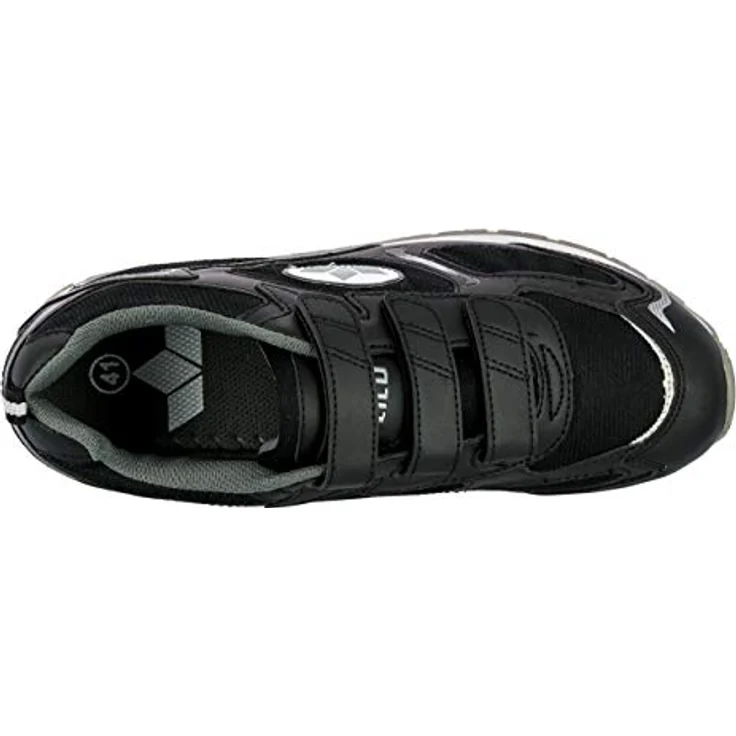 Lico Nelson V (50), Herren Laufschuhe mit Klettverschluss, Komfort-Obermaterial aus Nylon, Schwarz – Bild 5