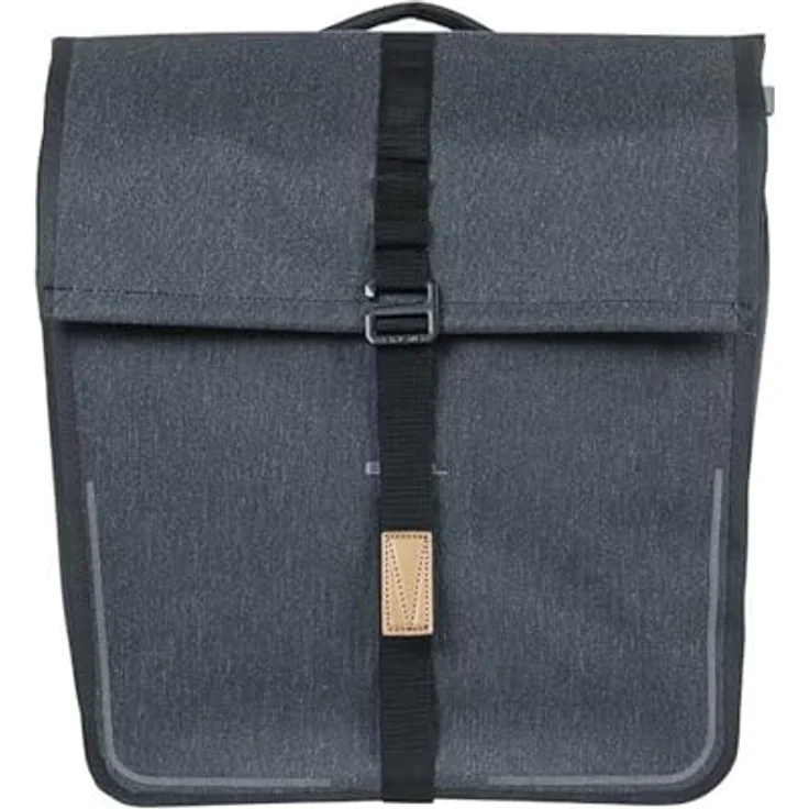 Basil Urban Dry, Velotasche, wasserdichte Gepäckträgertasche mit 14 l Stauraum, anthrazitgrau – Bild 7