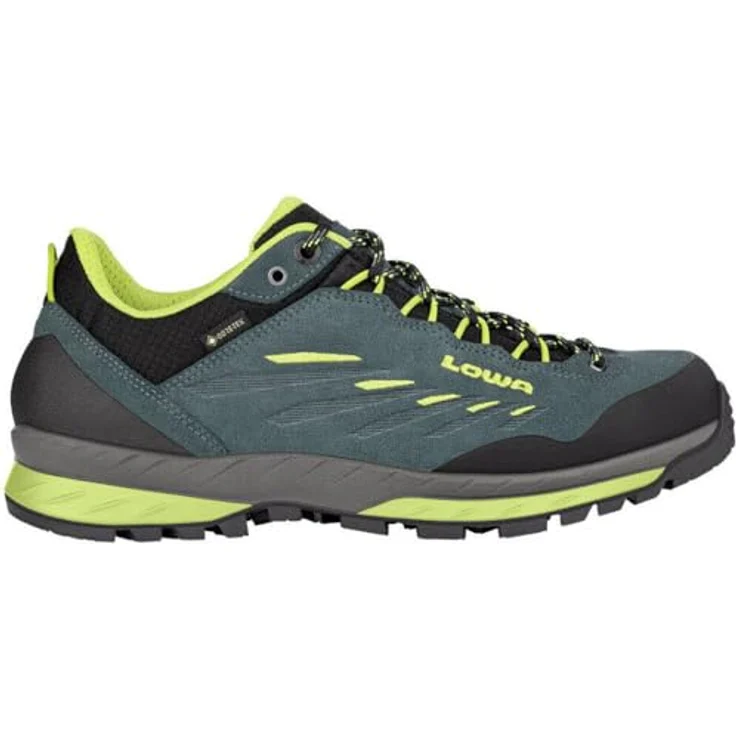 Lowa Delago GTX Lo, leichter Halbschuh für Outdoor-Aktivitäten, Petrol/Limone, Größe 42.5 – Bild 9
