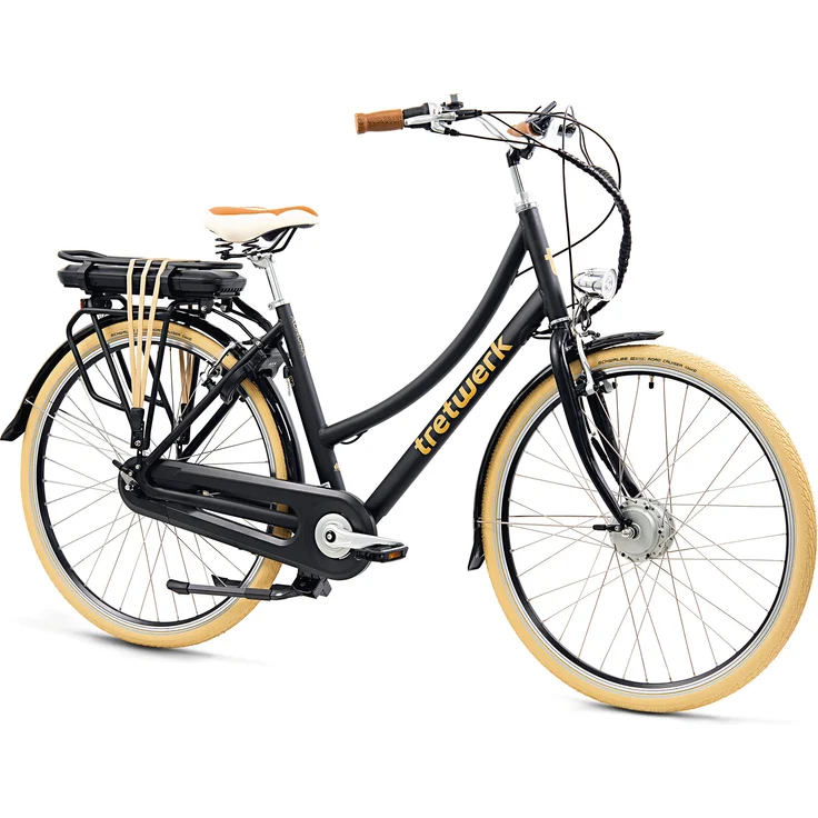 Tretwerk Aurora E-Bike Damen, 28 Zoll Elektrofahrrad mit 250 W Motor, Aluminium Tiefeinsteiger-Rahmen, 468 Wh Akku für 70-100 km Reichweite, für Körpergrößen 165-185 cm