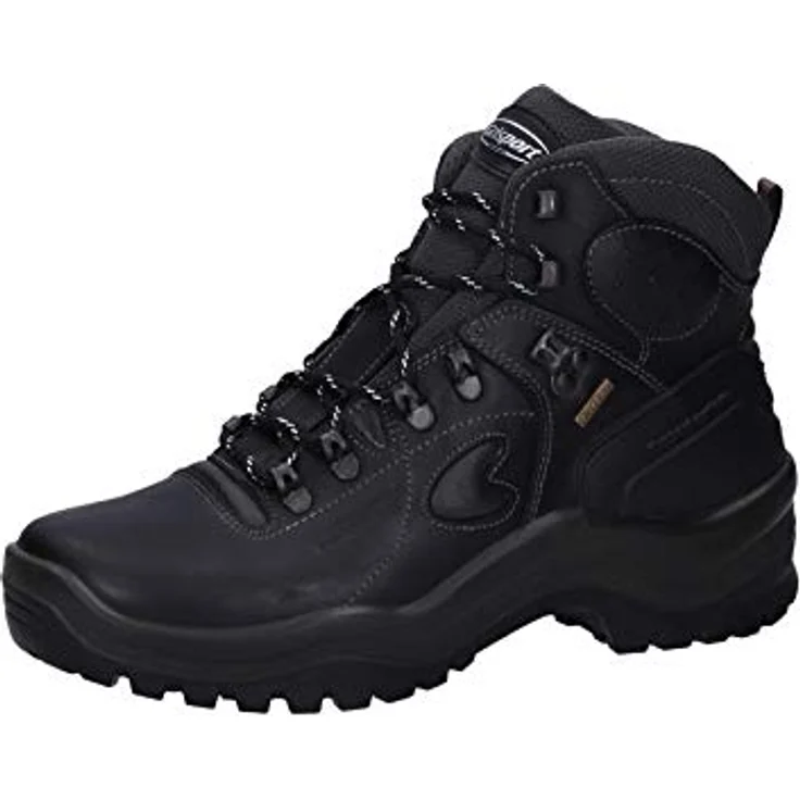 Grisport Sherpa High, Robuste Wanderschuhe mit atmungsaktivem Cambrell-Futter, Schwarz, Größe 38 – Bild 1