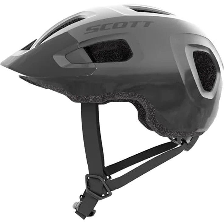 Scott Supra (CE) Junior Helm, Fahrradhelm für Kinder, leicht, granite black, Größe XS – Bild 2